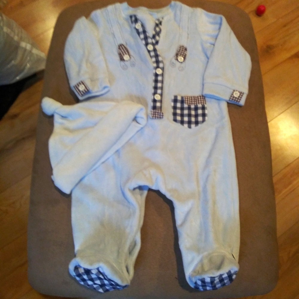 First Impressions Coverall with Hat